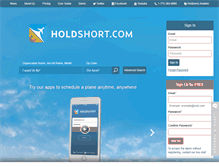 Tablet Screenshot of holdshort.com